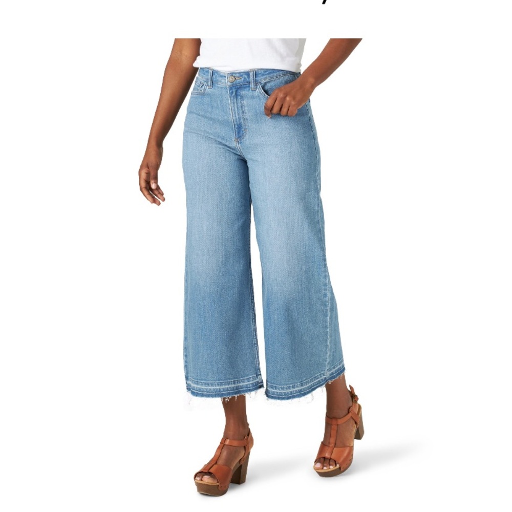 Lee Heritage A/Line wide leg cropped pants